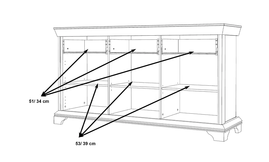 Комод 3д3ш Forte Meble Kashmir KSMK231 - фото 6