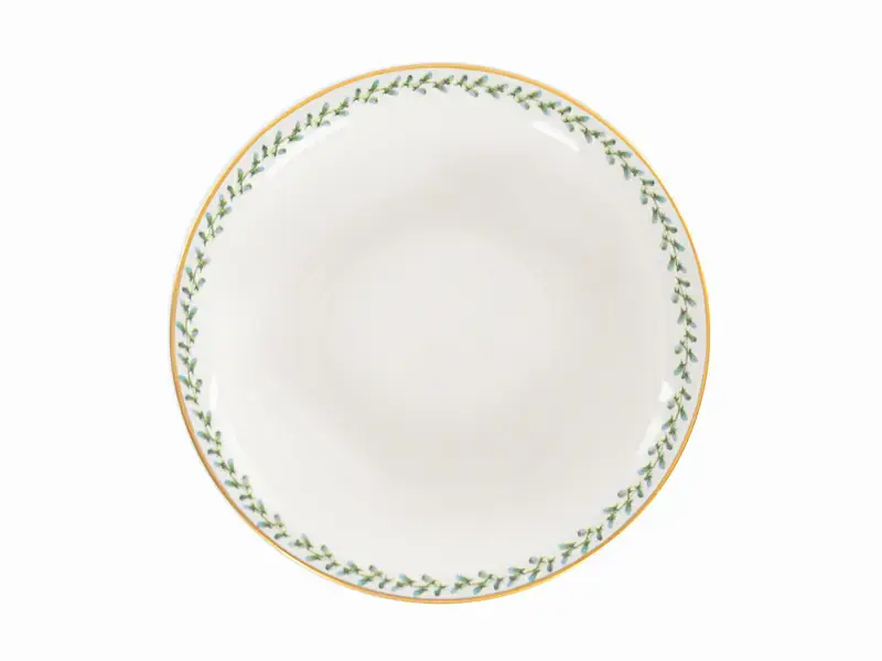 Тарілка супова Alba ceramics Flower 14 см біла (769-036) - фото 2