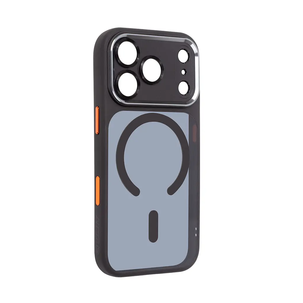 Чехол для Apple iPhone 17 Pro, Unit MagSafe SE, черный, с защитой камеры, магсейф, противоударный, магнитный, панель-накладка с MagSafe, с поддержкой беспроводной зарядки, TPU+PC, защита всего корпуса, ударопрочный, ArmorStandart (ARM86318) - фото 2