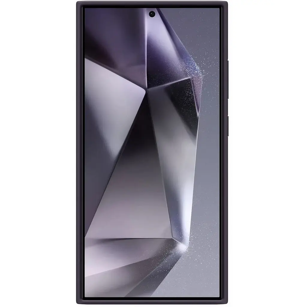 Оригінальний силіконовий чохол Samsung Silicone Case для Galaxy S24 Ultra SM-S928 Dark Violet EF-PS928TVEGWW - фото 8