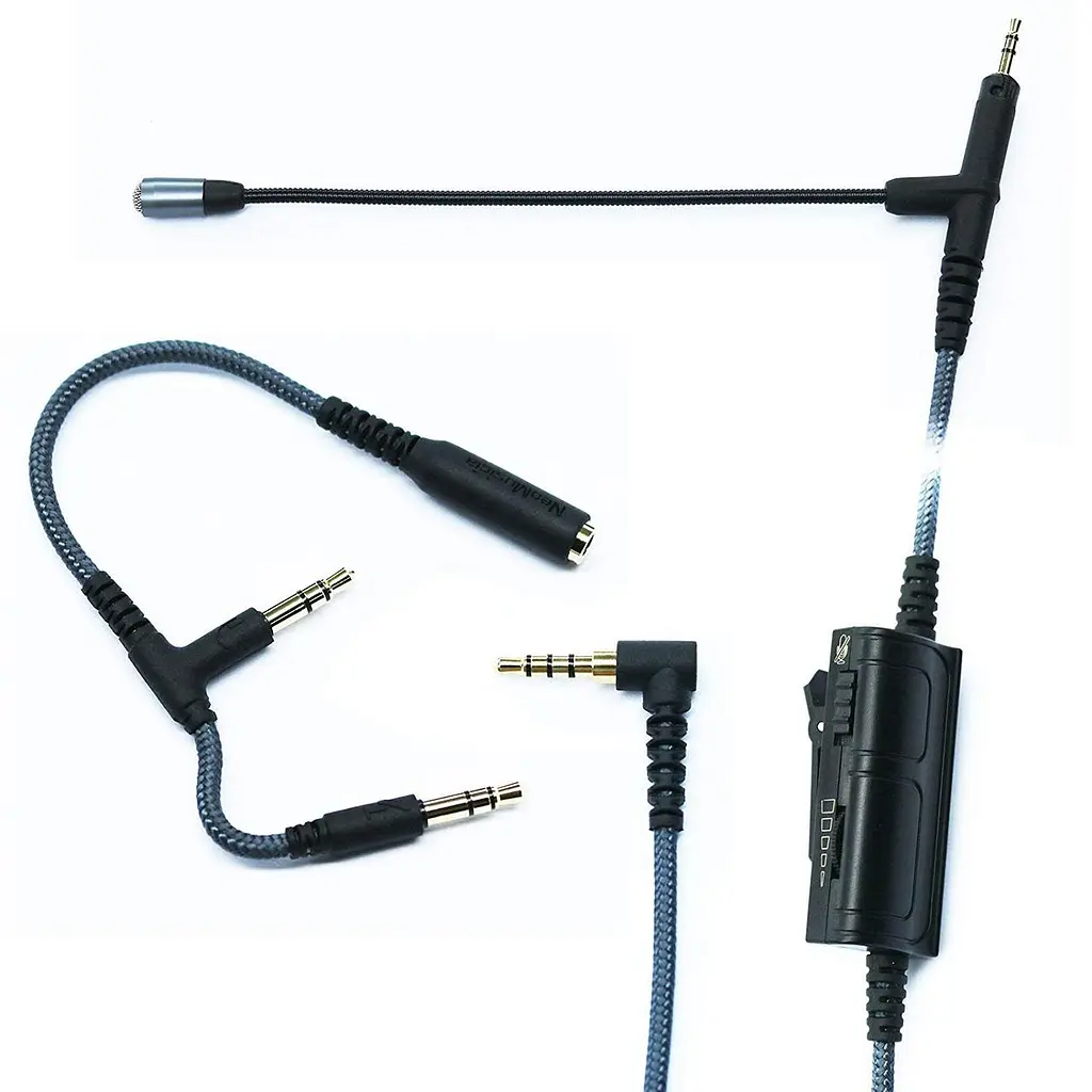 Микрофон-подвеска для игр PS4 Xbox One ПК Ноутбук iPhone Android телефон для Sennheiser HD598 HD558 HD518 - фото 2