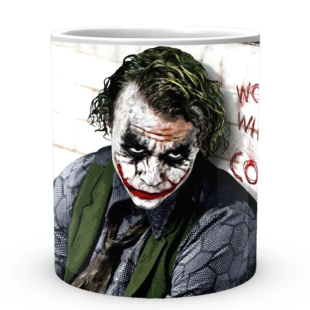 Кухоль GeekLand Джокер Joker Сидить у стіни JK.02.450 330 мл білий - фото 2