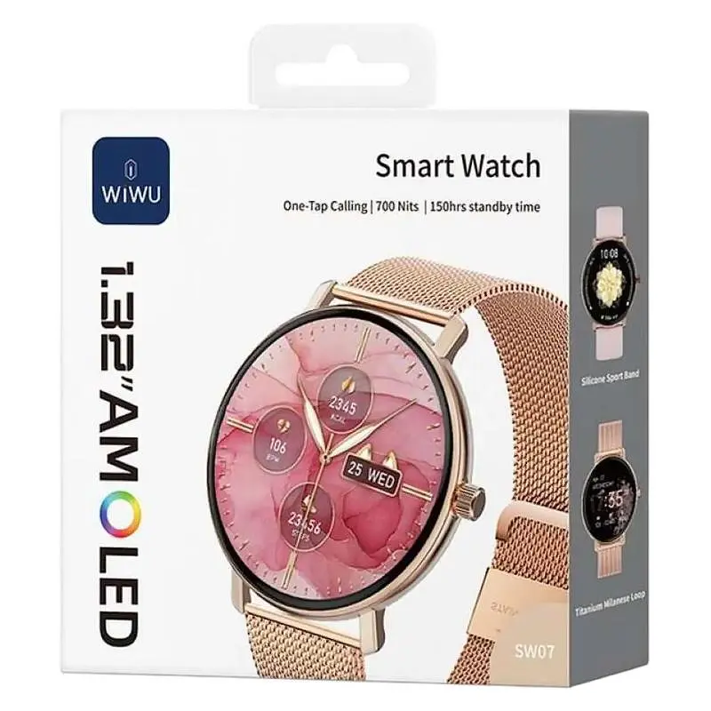 Смарт-годинник SW07 Smart sports watch (call version) Gold Wiwu teh0030137 - фото 3