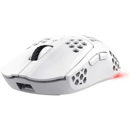 Миша бездротова Trust GXT 929W Helox, White, USB (2.4GHz), оптична, 800-4800 dpi, RGB підсвічування, 6 кнопок, акумулятор (25390) - фото 3