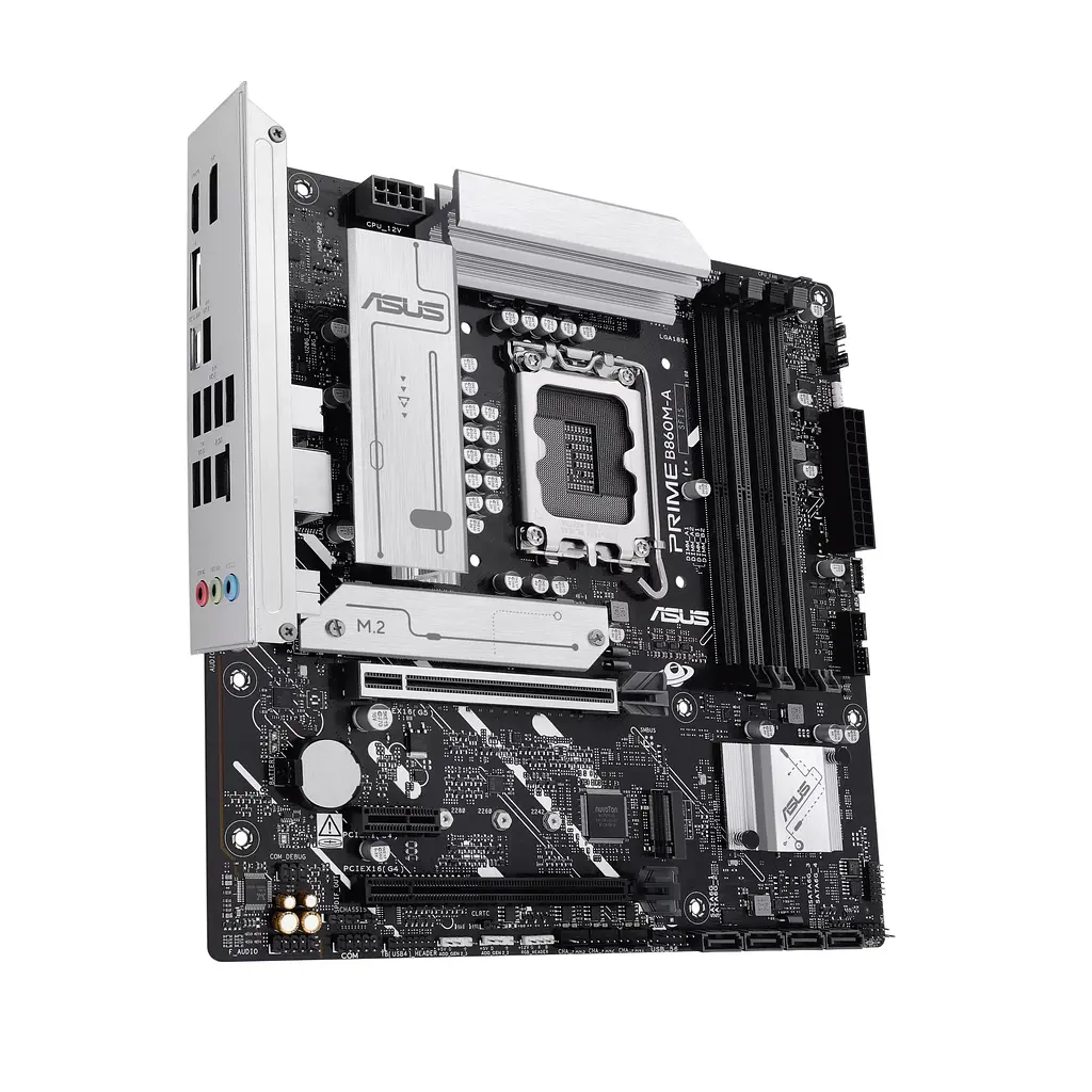 ASUS Материнська плата PRIME B860M-A-CSM s1851 B860 4xDDR5 M.2 DP HDMI mATX - фото 2