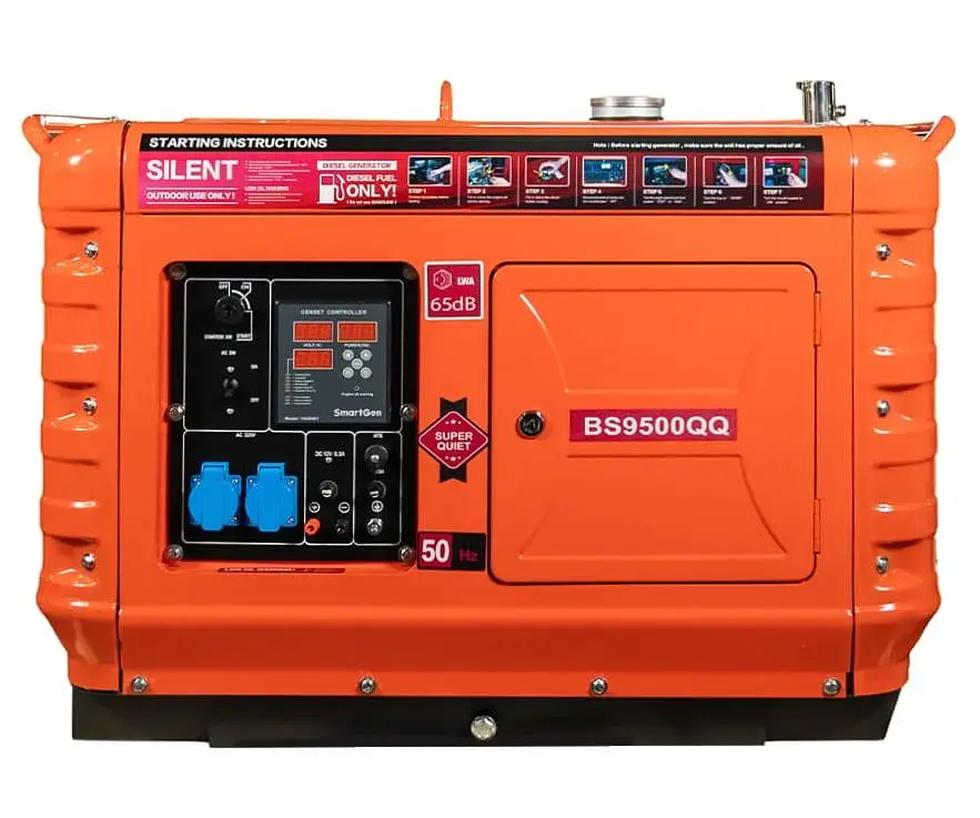 Генератор Синхронний Bison 5.5 кВт BS9500QQ / 5500 Вт / Дизель (41-00411) - фото 3