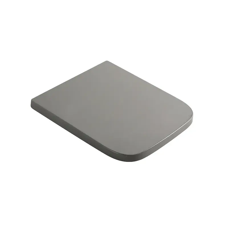 Сидіння-кришка для унітазу Mixxus Premium Seat Cover Quadro-2004 425x358x32mm дюропласт gray MP6686, Графит
