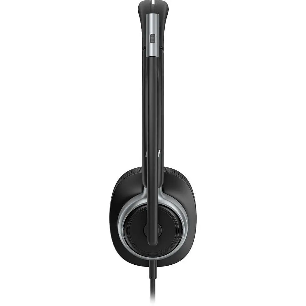 Гарнітура Poly On-ear HP Mission 625 USB-A USB-C 2 x Uni-mic AI noise reduction Black (C01C6AA) - фото 7