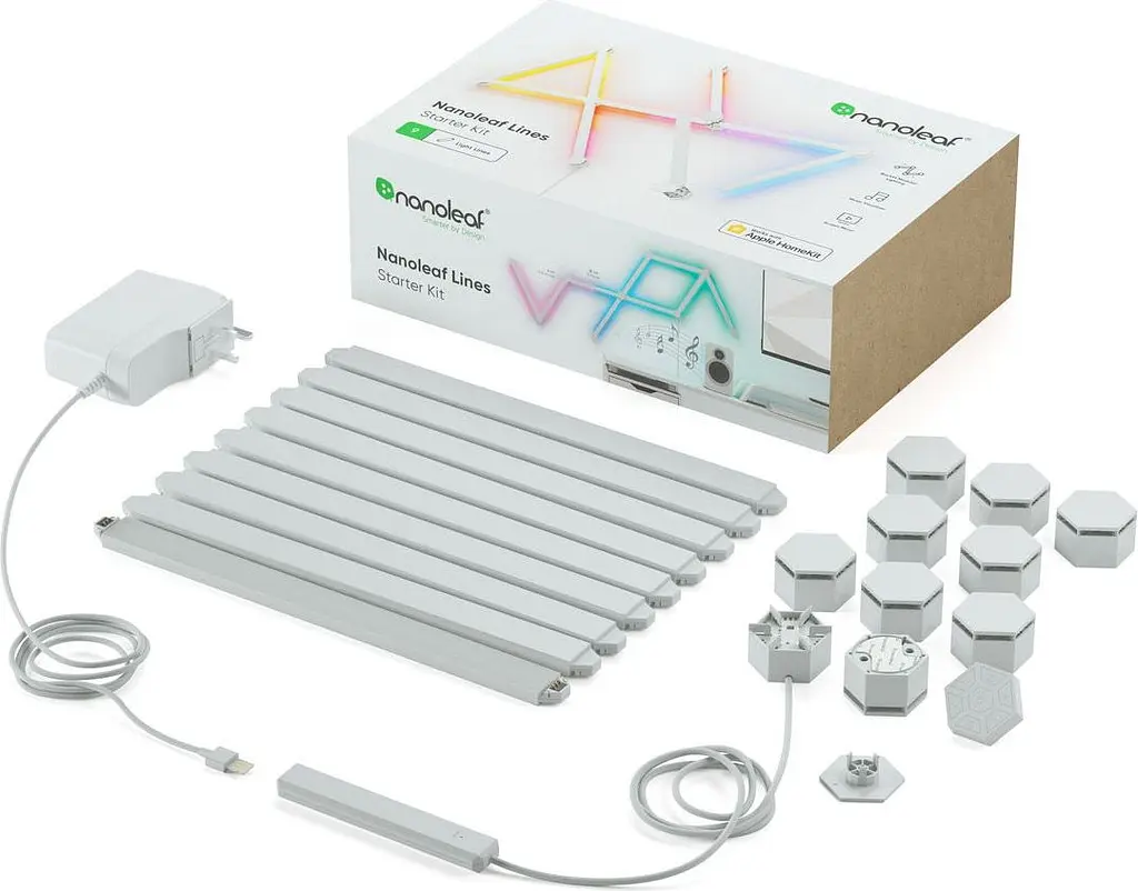 Розумна система освітлення Nanoleaf Lines Smarter Kit 9шт [80717] - фото 3
