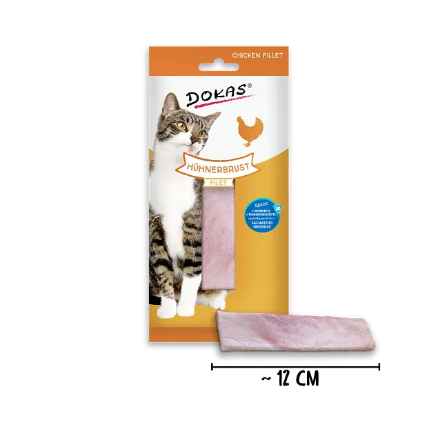 Ласощі для котів Dokas Hühnerbrust Filet (Філе курячої грудки) - фото 3