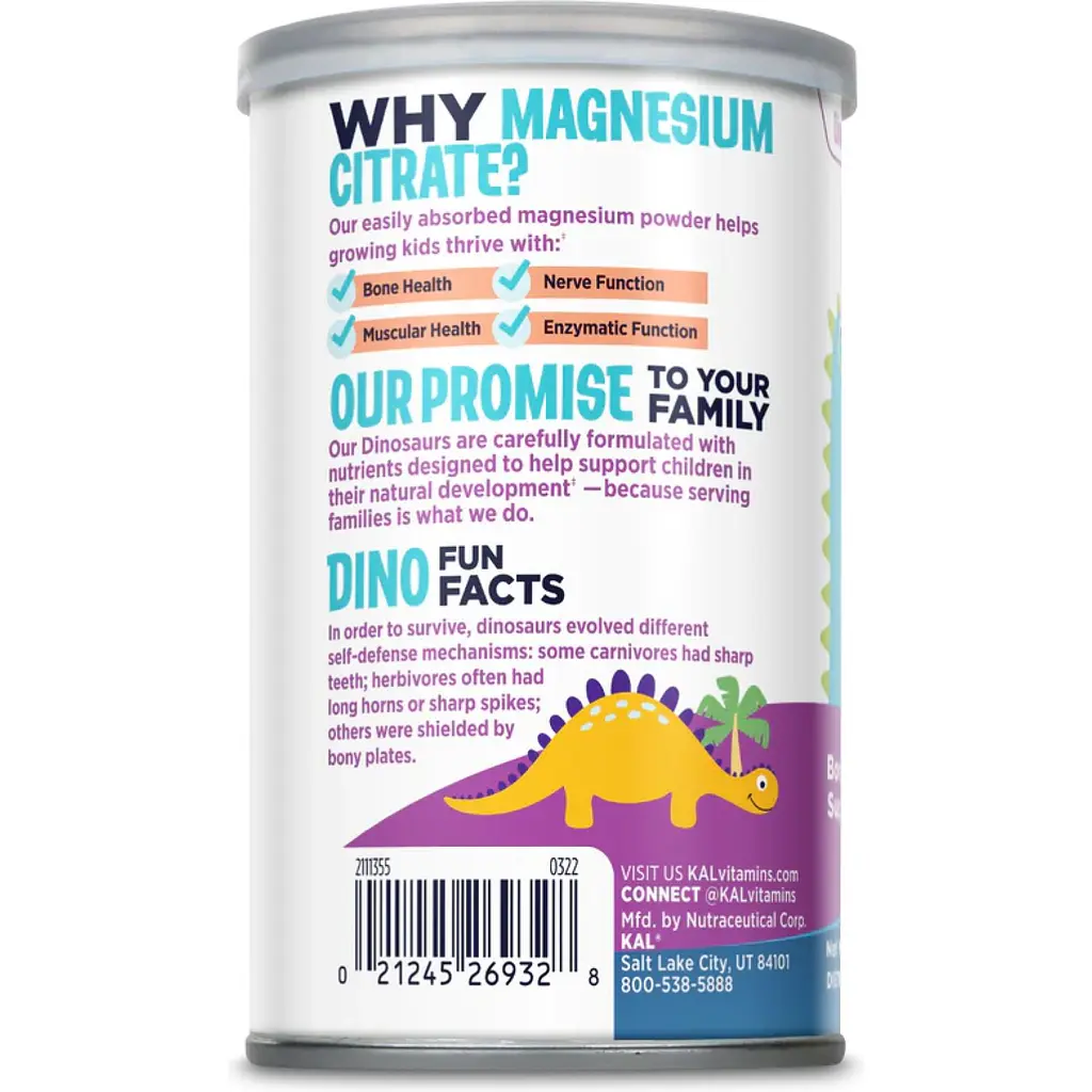 Порошок KAL Magnesium Powder Unflavored 200 мг 112.5 г - фото 2