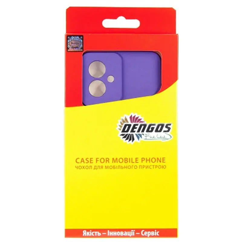 Чехол для мобильного телефона Dengos Carbon Motorola G55 Purple (DG-TPU-CRBN-250) - фото 3