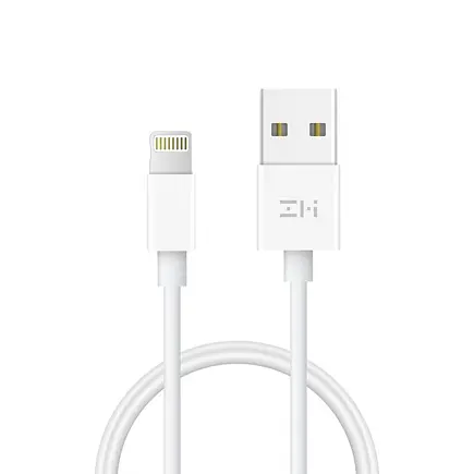 Кабель Xiaomi ZMi Cable USB-Lightning 1m (AL813) White [47075] - фото 2