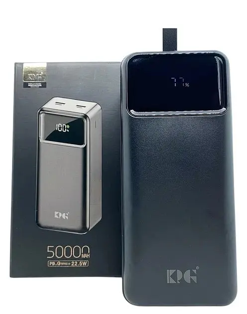 Портативний зовнішній акумулятор King Power KPG-502 50000mah 22W QC 3.0 LED дисплей - фото 6