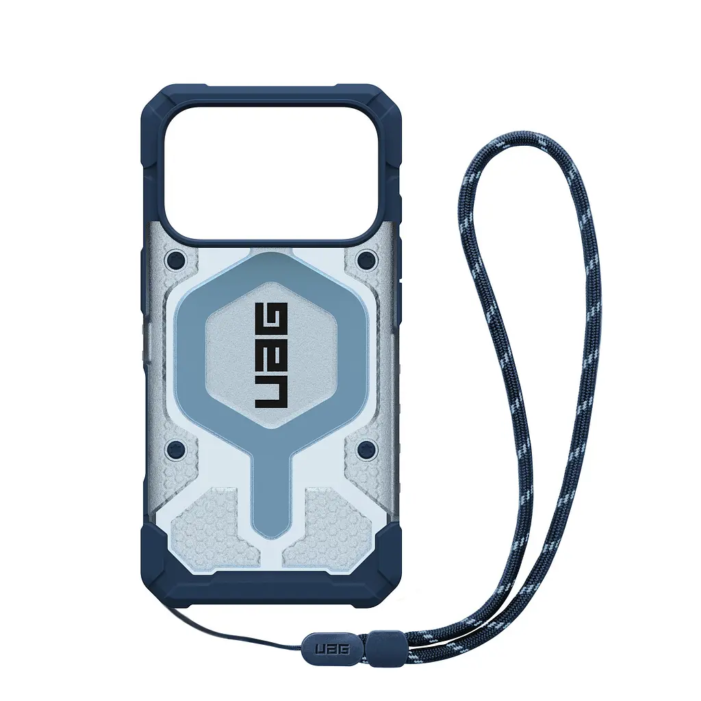 Чохол+ремінець UAG для iPhone 17 Pro, Pathfinder Clear MagSafe Bundle, Blues Lanyard teh0019509 - фото 2