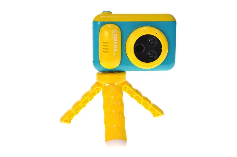 Дитячий цифровий фотоапарат акумуляторний Hello Kids Camera Cute Fun EC888-3C, 2 кольори, у коробці р.21х6х16,5 см - фото 8
