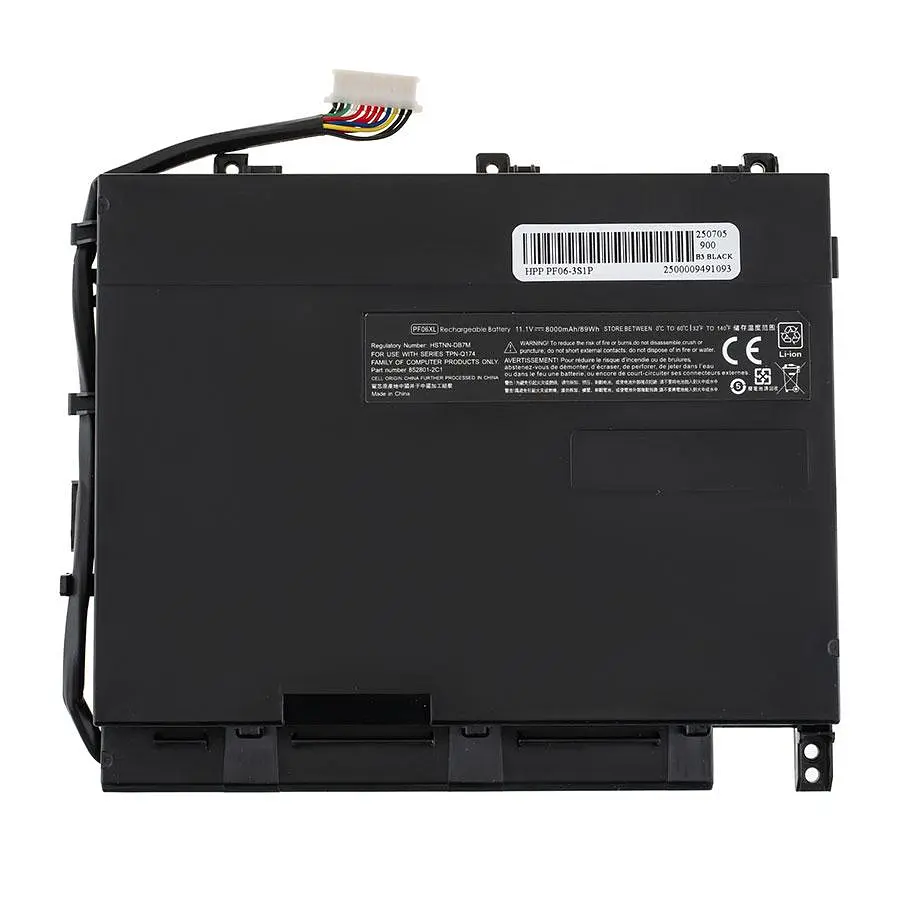 Батарея Hewlett Packard для ноутбука HP PF06XL (Omen 17-W100 17-W200 17T-100 17T-200 series) 11.55V 8000mAh - фото 3