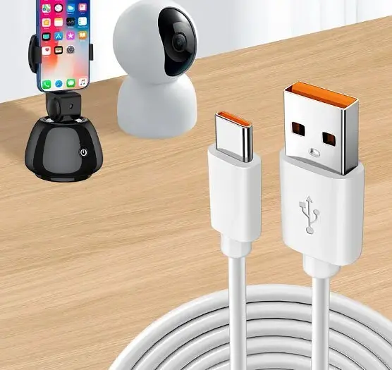 Кабель USB - Type-C 2А для заряджання та живлення 10 м Білий (USB Type-C 10m) Digital - фото 5