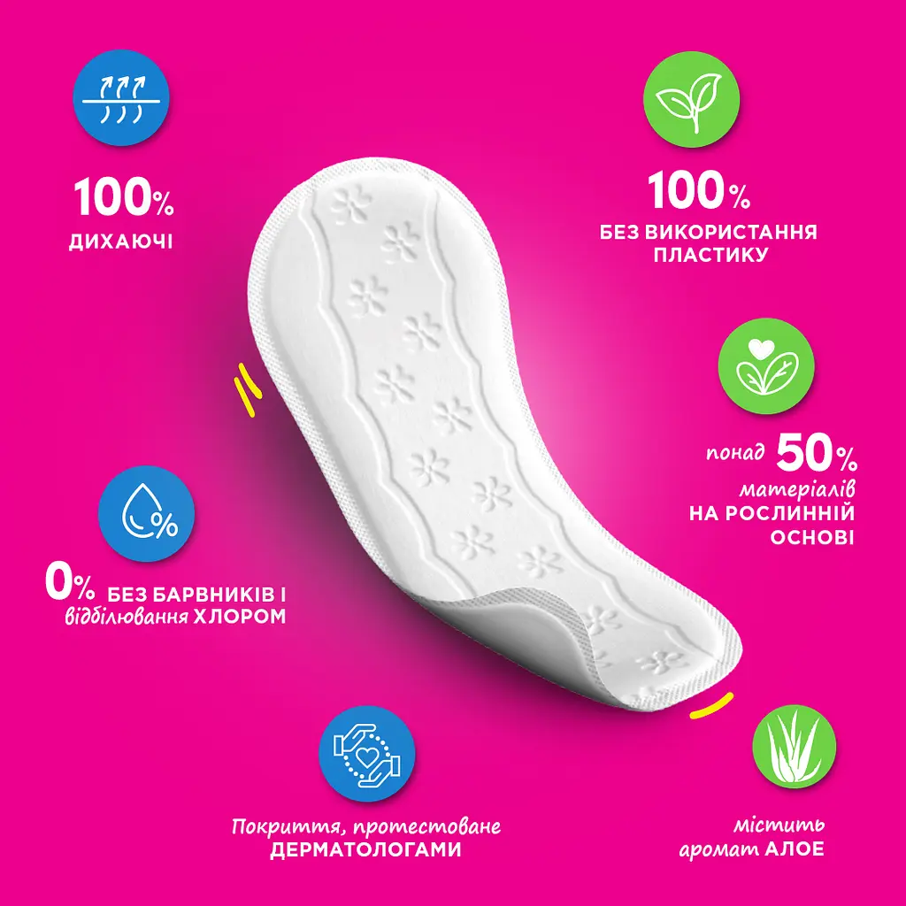 Щоденні прокладки Carefree Cotton Feel Normal Aloe 30 шт. - фото 2