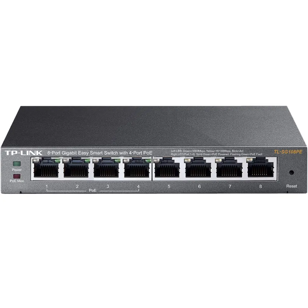 Комутатор мережевий TP-Link TL-SG108PE - фото 2