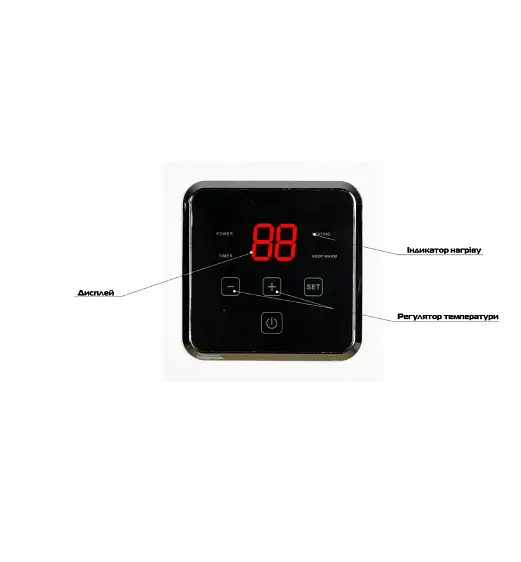 Водонагрівач Mixxus EWH-15100 CUBE DRY 100 л, 2 кВт, сухий ТЕН, вертикальний, квадратний, білий (WH0619) - фото 3