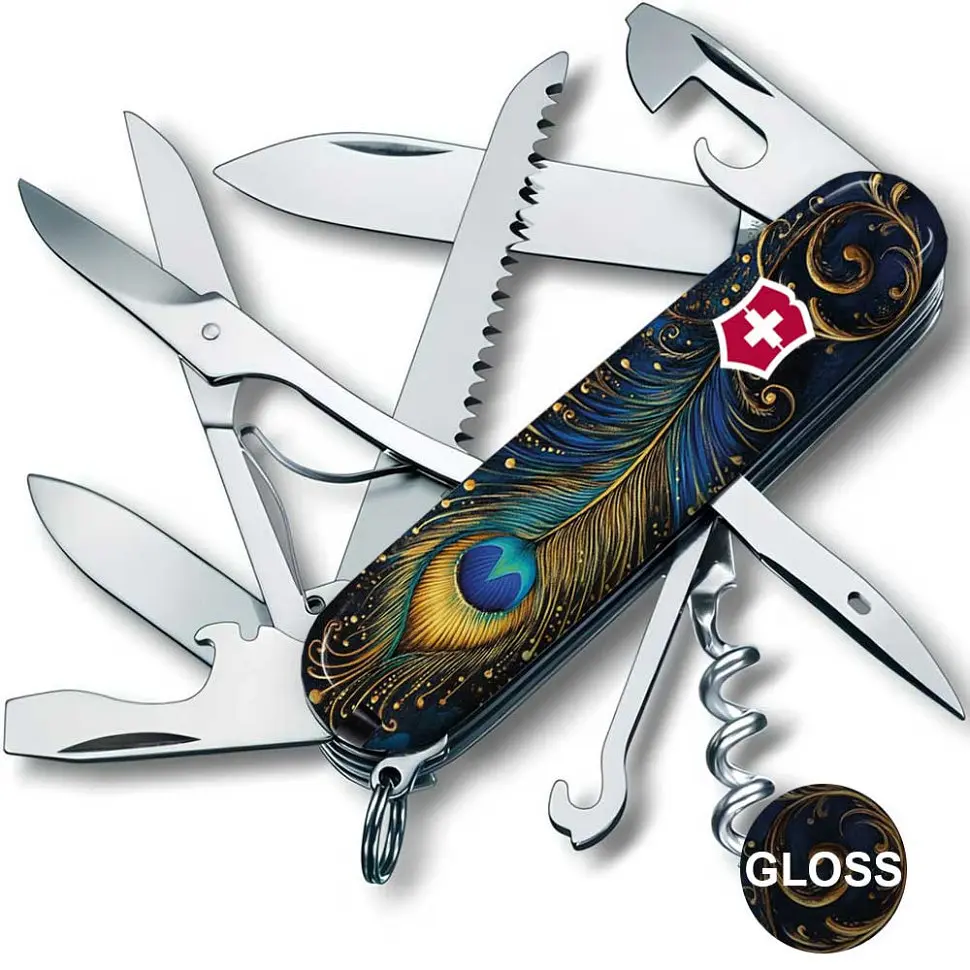 Складаний ніж Victorinox HUNTSMAN DESIGN Дивовижне перо - фото 2