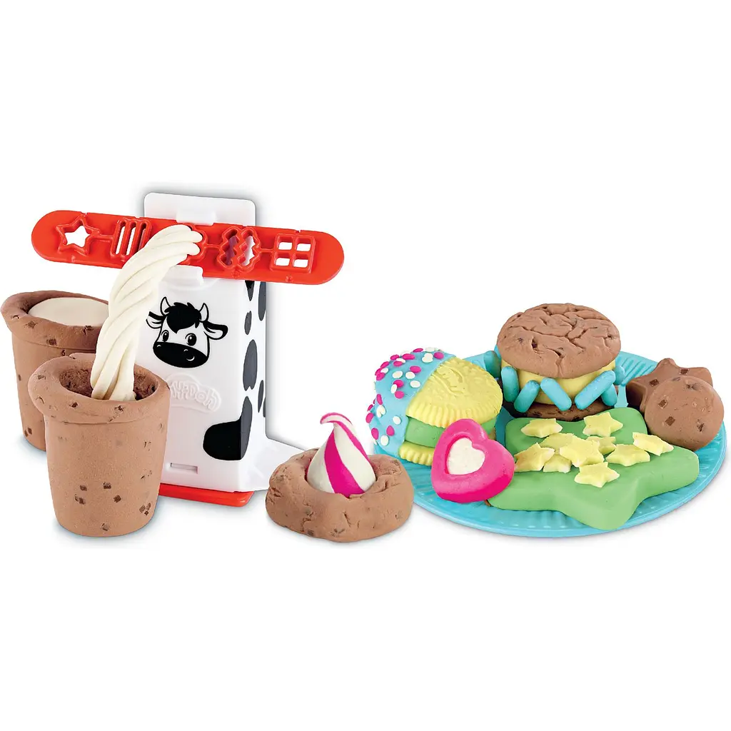 Набор для творчества с пластилином Hasbro Play-Doh Kitchen Creations Milk and Cookies Set (E5112_E5471)  - фото 4