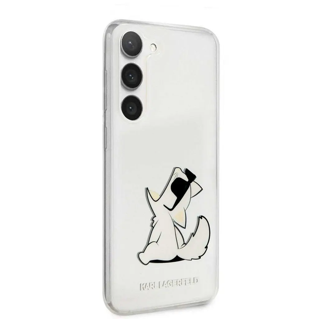 Чехол Karl Lagerfeld PC/TPU Choupette Eat для Samsung Galaxy S23+ Прозрачный - фото 3