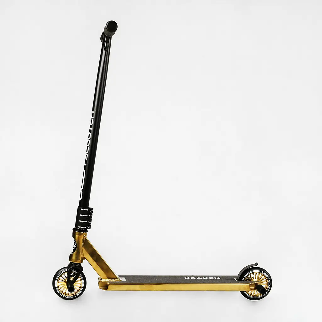 Самокат трюковий Best Scooter 58х87 см Чорно-золотий 000231339 - фото 4