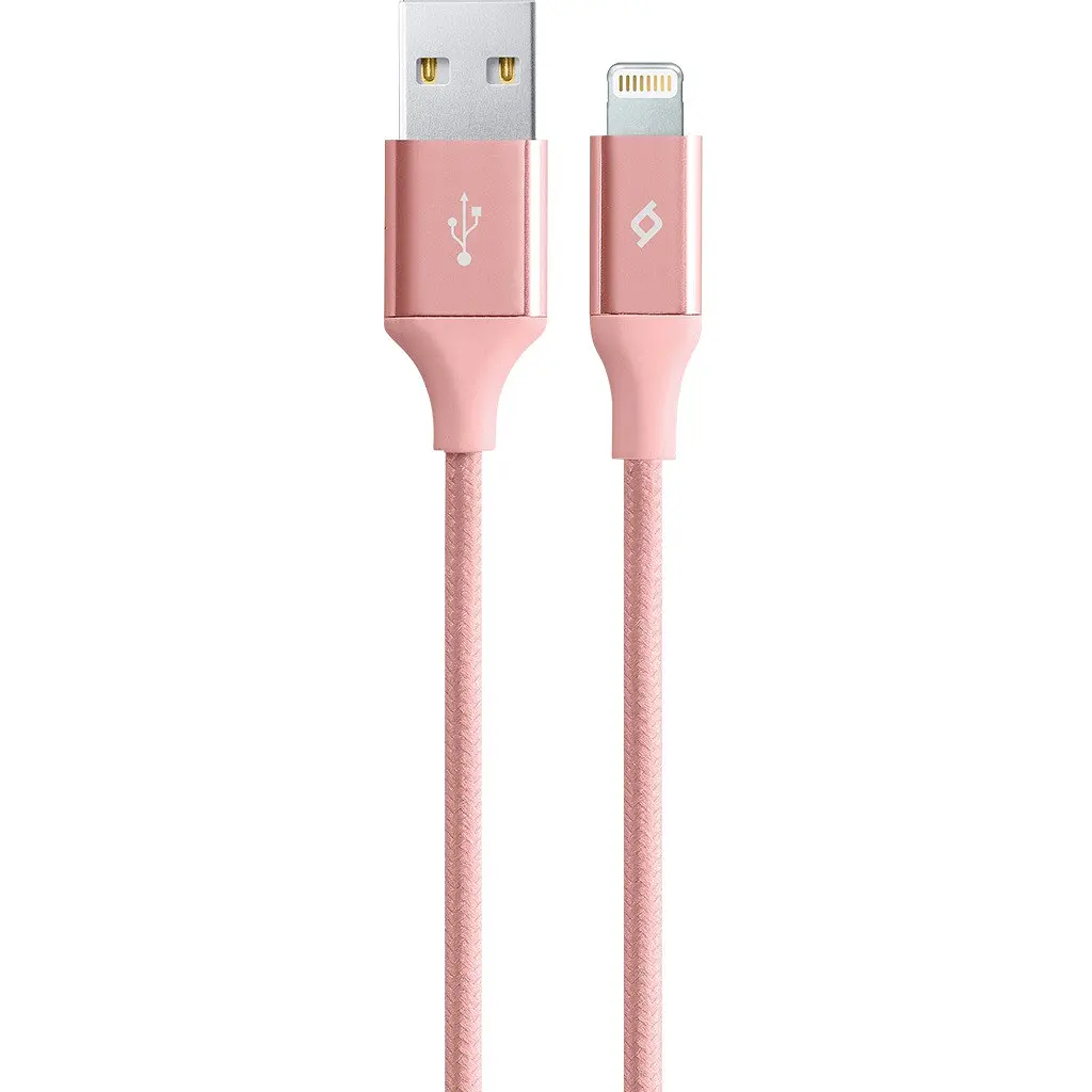 Кабель Ttec USB - Lightning (M/M), AlumiCable, 1.2 м, Рожево-золотистий (2DK16RA)