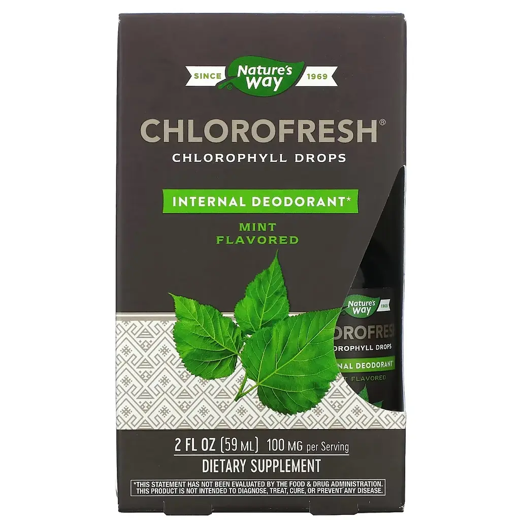Хлорофіл у краплях Nature's Way Chlorofresh Chlorophyll Drops смак м'яти 59 мл - фото 2