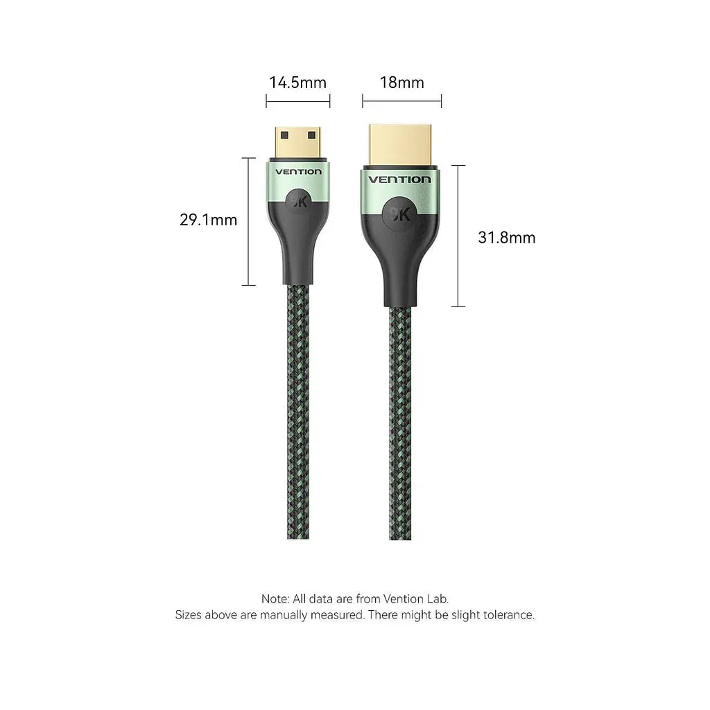 Кабель Vention HDMI-HDMI V 2.1 1 м (AGJGF) - фото 2