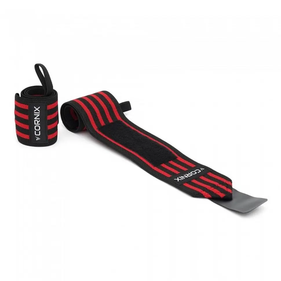 Бинти для зап'ясть Wrist Wraps Cornix XR-0195 Black/Red
