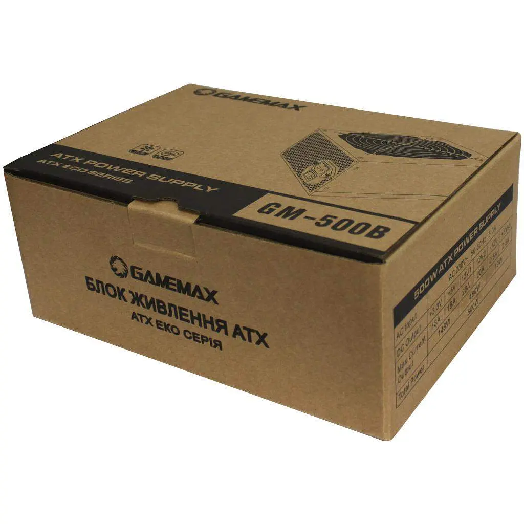 Блок живлення GameMax 500W (GM-500B) - фото 5