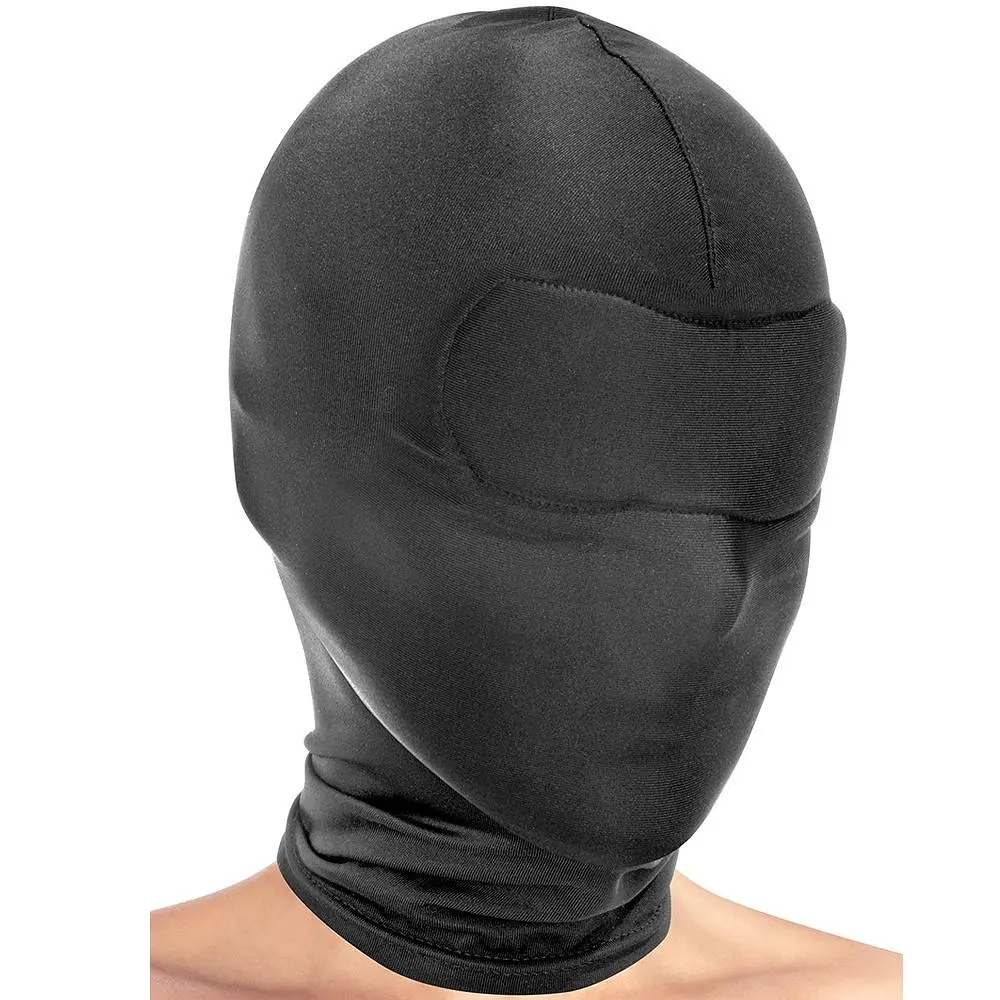 Капюшон для Бдсм із закритими очима та ротом Fetish Tentation Closed Hood (чорний) - фото 4