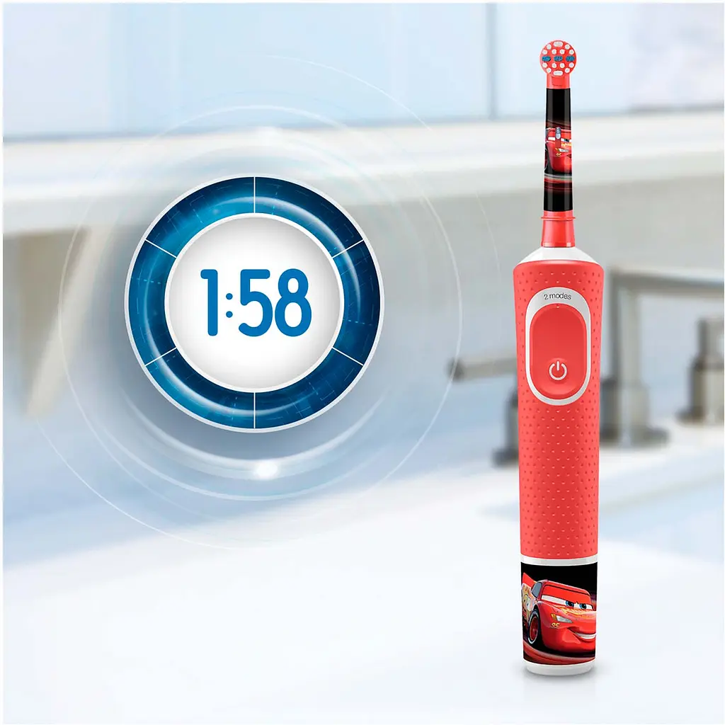 Електрична зубна щітка Oral-B Braun Stage Power D100 Тачки - фото 6