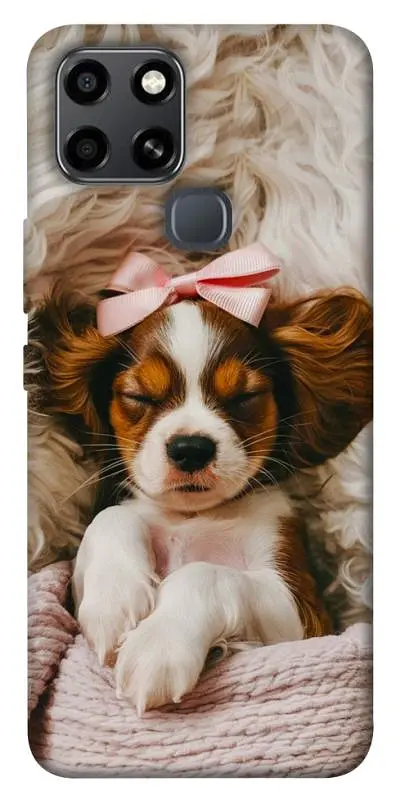 TPU чохол Demsky Sleepy spaniel для Infinix Smart 6