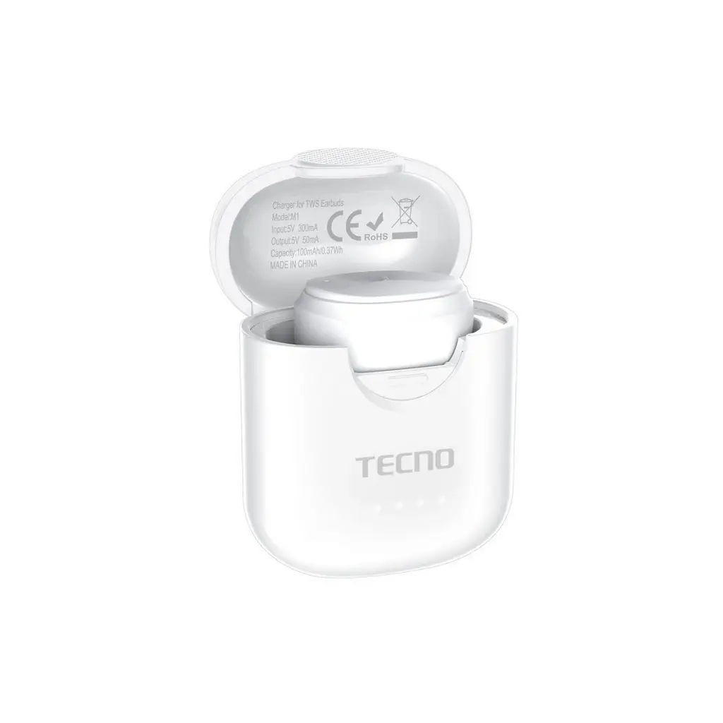 Навушники Tecno Minipods M1 Mono White (4895180759475) - фото 5