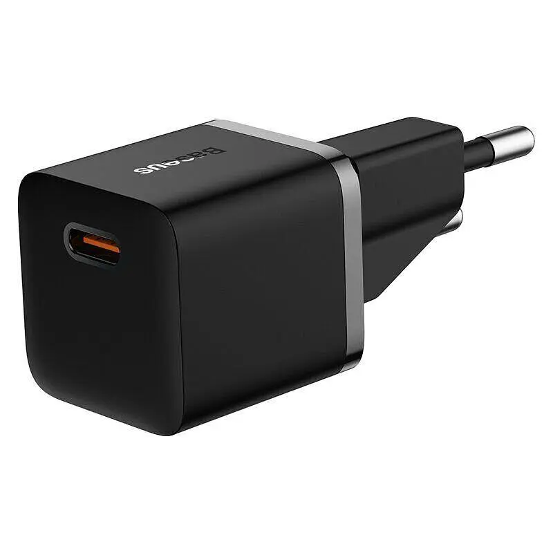 МЗП GaN5 Fast Charger (mini) PD20W (1USB-C) (CCGN05010) Black Baseus teh0029586 - фото 2
