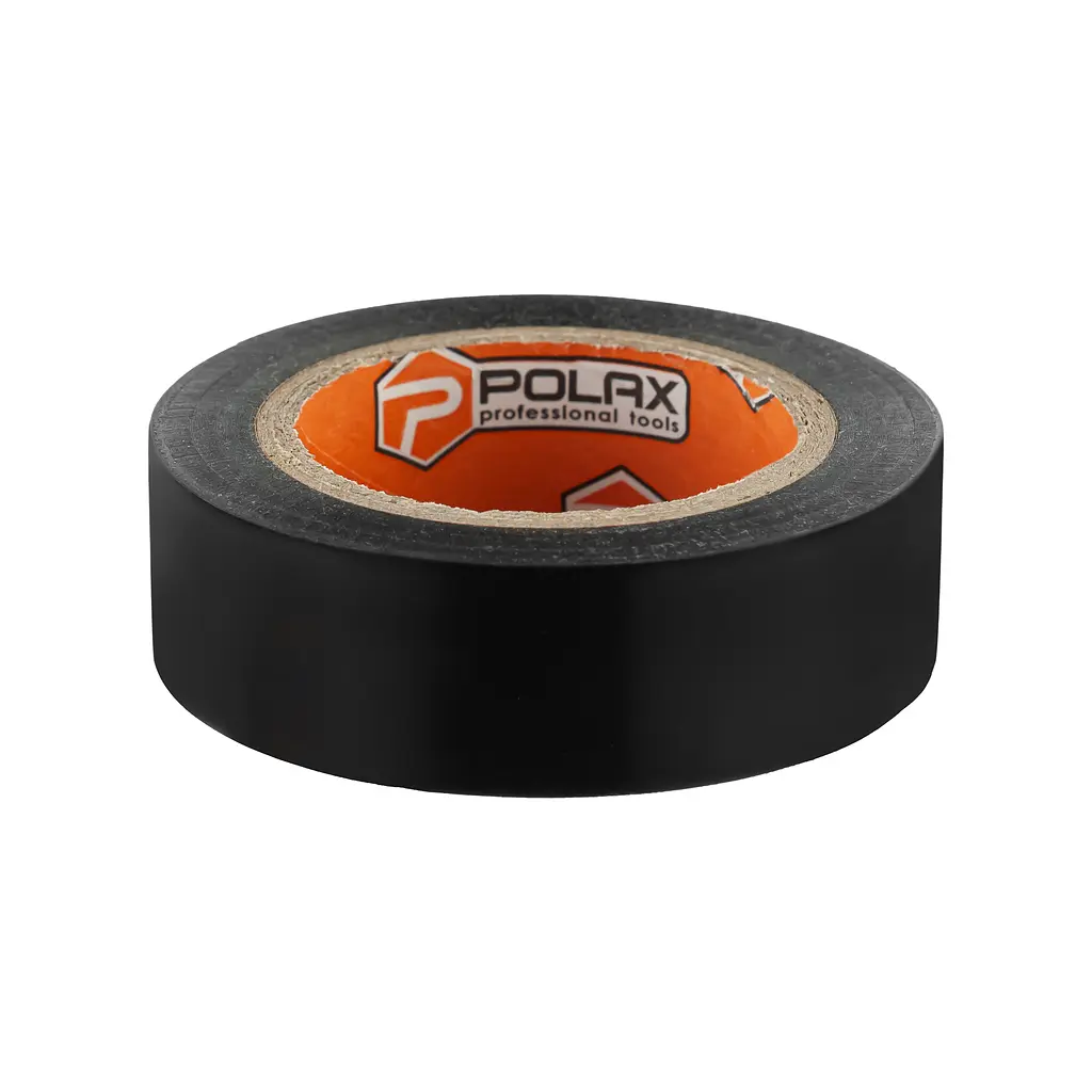 Ізоляційна стрічка ПВХ Polax чорна 10 м (101-081) - фото 3