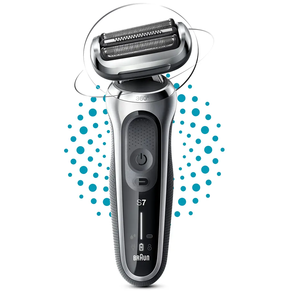 Електробритва Braun Series 7 71-S1000s SILVER / BLACK - фото 3