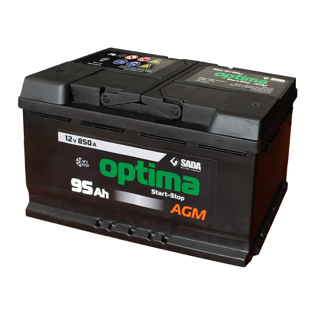 Автомобильный аккумулятор Optima AGM 6СТ-95 12В 95Ач 850А - фото 3