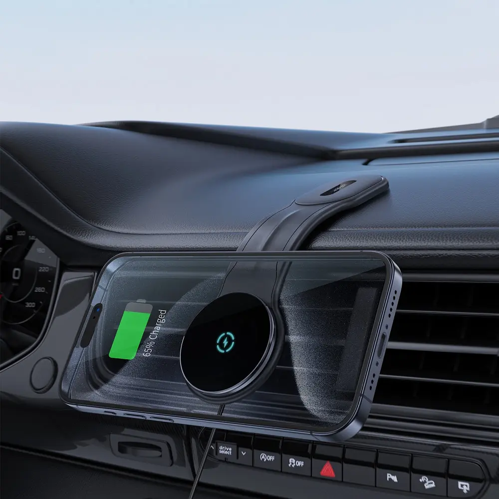 Автомобільне кріплення D21 Magnetic wireless (на панель) Velcro Acefast - фото 9