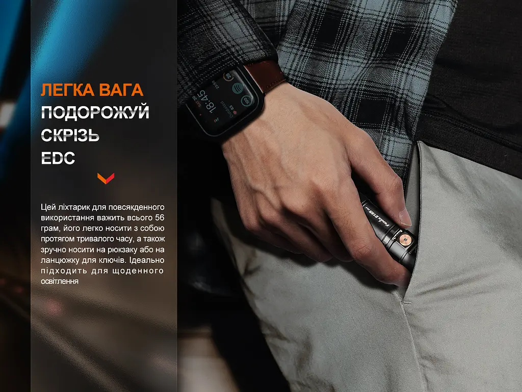 Ліхтар ручний Fenix E18R V2.0 - фото 14
