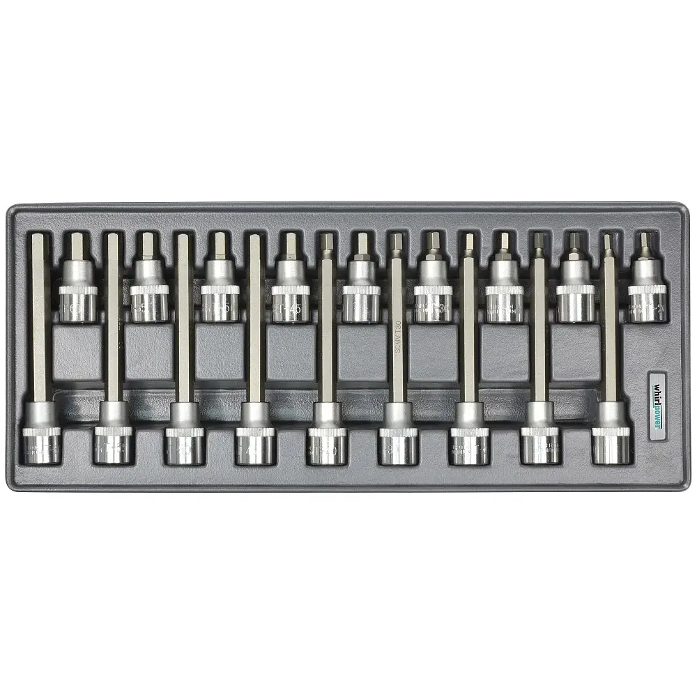 Набір головок зі вставкою Hex Whirlpower 1/2" 5-19 мм (18 шт)