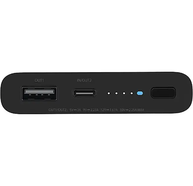 Умб Xiaomi Mi Power Bank 3 10000mAh Wireless 10W BHR5460GL черная - фото 3