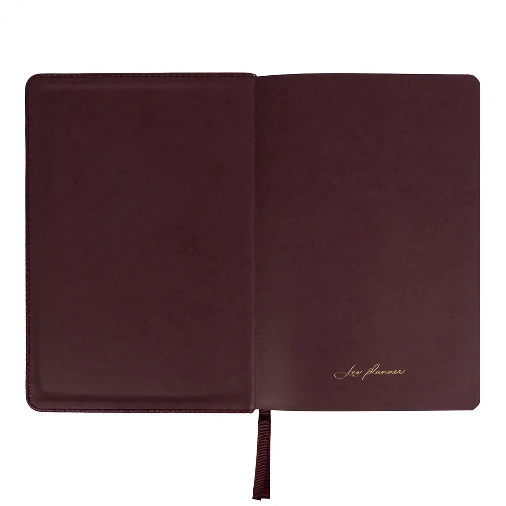 Щоденник діловий Leo Planner 2027 Royal А5 твердий бордовий 368 сторінок (252770) - фото 3