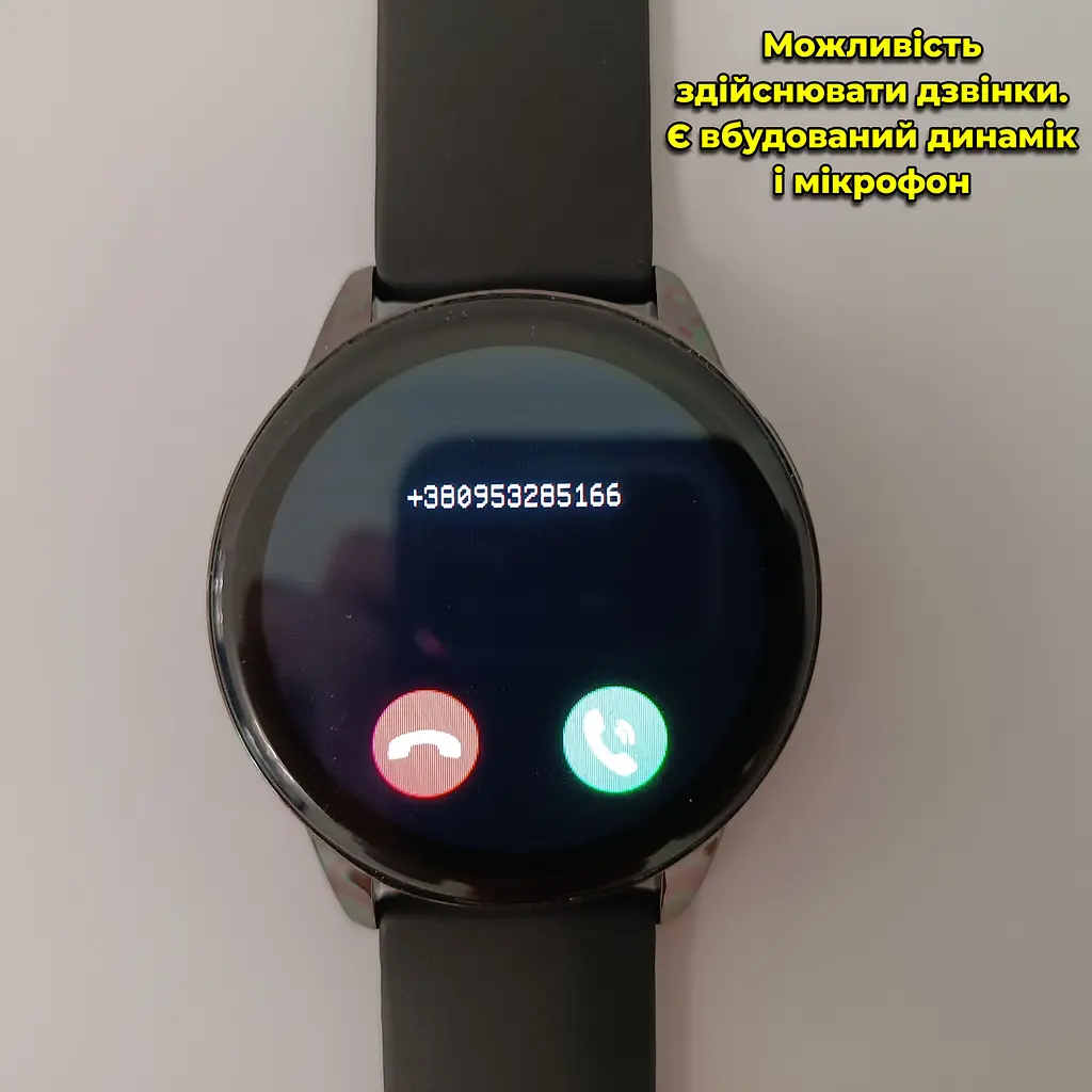 Смарт годинник T2 Pro Active 2 Bluetooth, встановлення свого фону, прийняття/здійснення дзвінків Чорний - фото 3