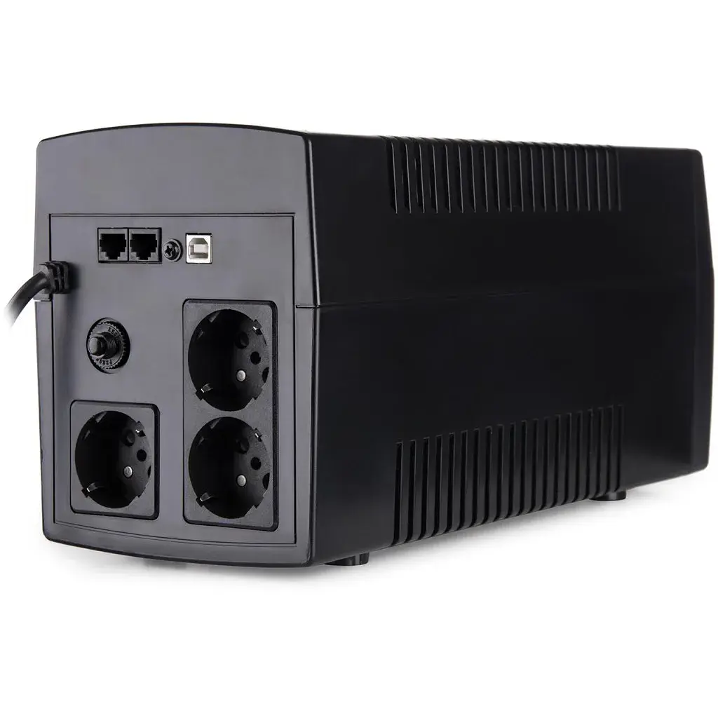 Пристрій безперебійного живлення Vinga LED 1200VA plastic case with USB (VPE-1200PU) - фото 4
