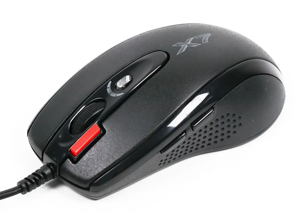 Комплект (Миша та Килим) A4Tech X-710BK USB Black + X7-200MP Black (X-7120) (X-7120 - 1) - фото 2